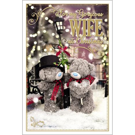 Gorgeous Wife Photo Finish Me to You Bear Christmas Card £2.49